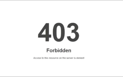 Error 403 ¿Cómo solucionarlo?