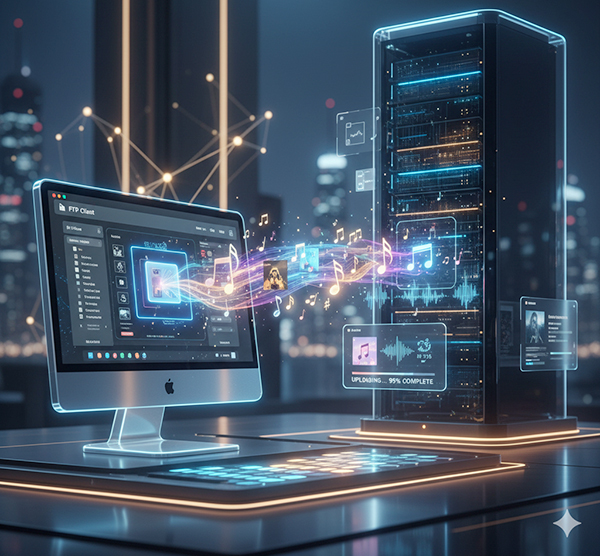 Subir música para streaming | utilizando FTP