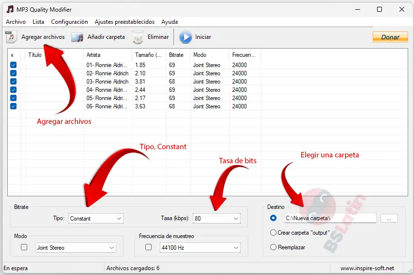 Mp3 quality modifier